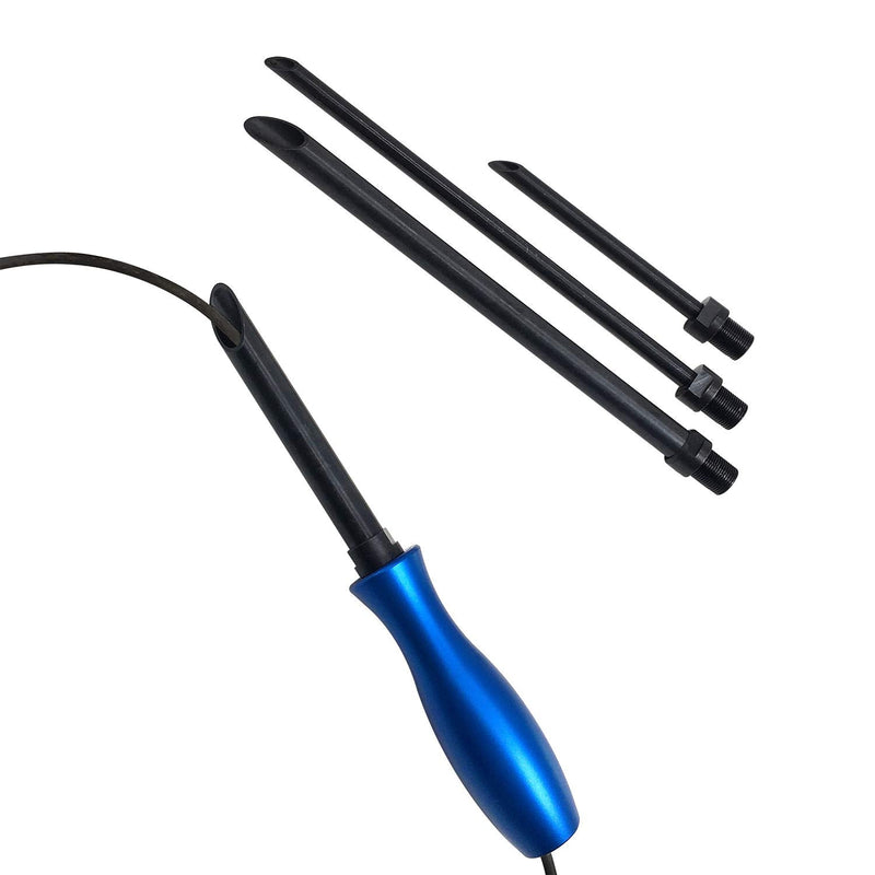 Wire Insertion Tool, 4 Piece Tube Set with Handle Attachment for Directing Wires Through Obstacles, Ideal for Stereo Dashboard Wiring Headlights Lighting Tool