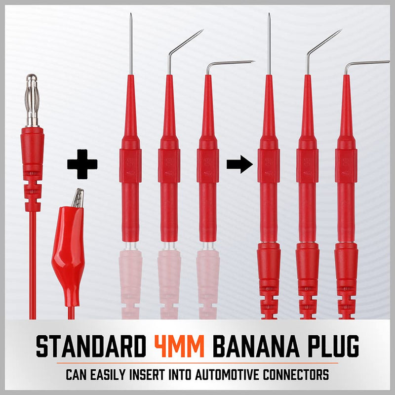 HORUSDY 22PCS Back Probe Kit, Back Probe Pin Kit