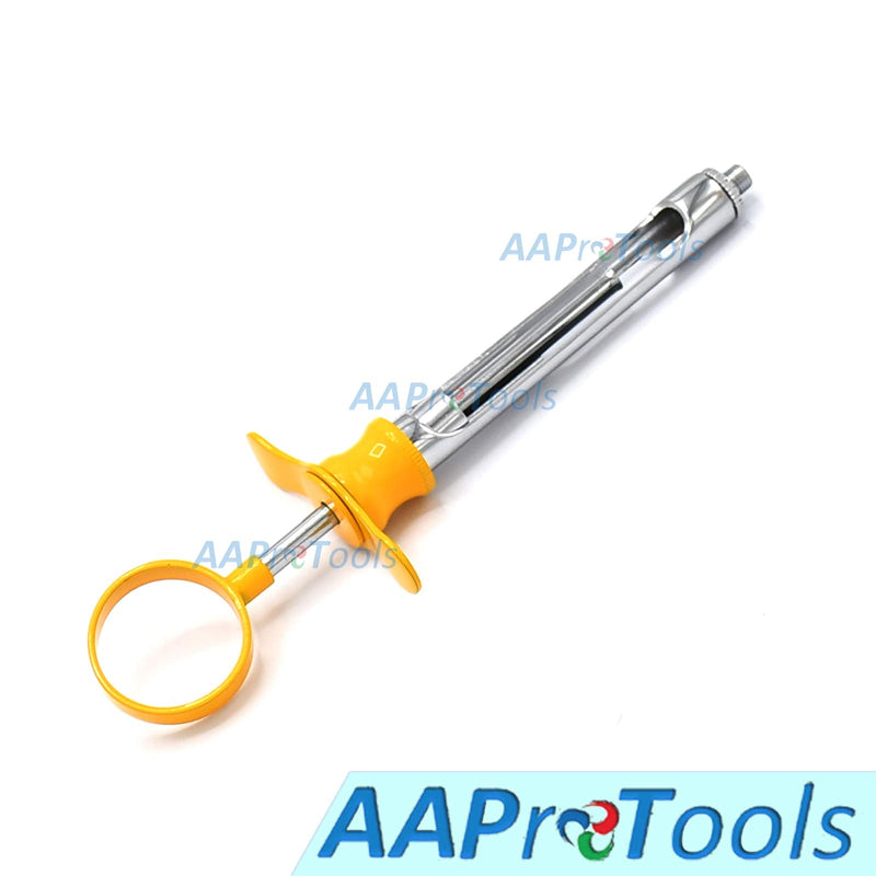 Dental Syringe 1.8ml Set of 7 Stainless Steel Dental Instrument (7 Color)