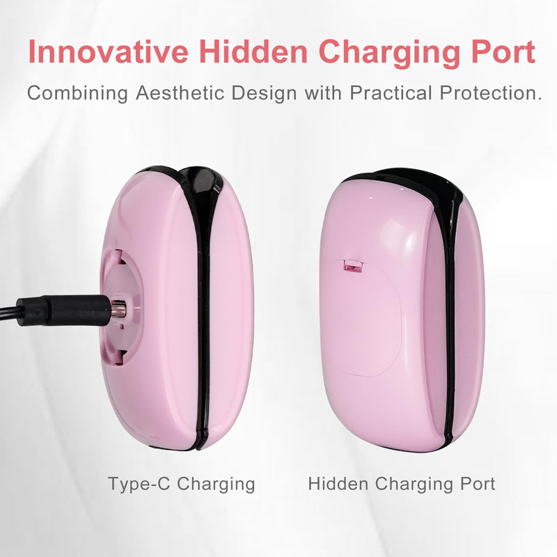 Pulse Oximeter with Respiration, Rechargeable Fingertip Pulse Oximeter Blood Oxygen Monitor with Pulse Readings, Portable O2 Saturation Monitor for Sports and Travel, Pink Pulse Oximeter for Daily Wellness