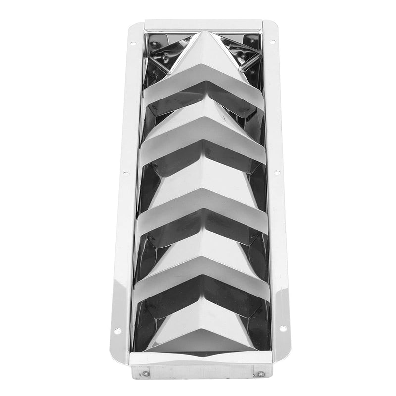 5 Slots Boat Loered Vent, Stainless Steel Louvered Ventilators, Marine Yacht Grille Ventilators Cover for Yachts