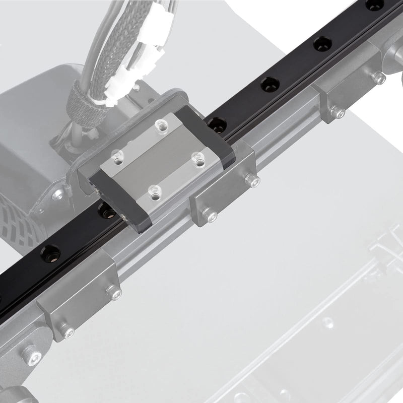 MGN12H 150mm Linear Rail 5.9'' with MGN12H Steel Carriage Block for DIY 3D Printer and Machines Rail + MGN12H Carriage block