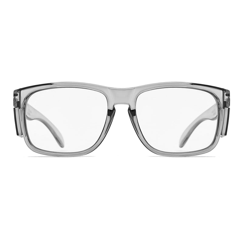 Z87Anti-Fog Photochromic Blue Light Blocking Safety GlassesUV400 Impact Resistant Protective Eyewear, for Men Women Gray