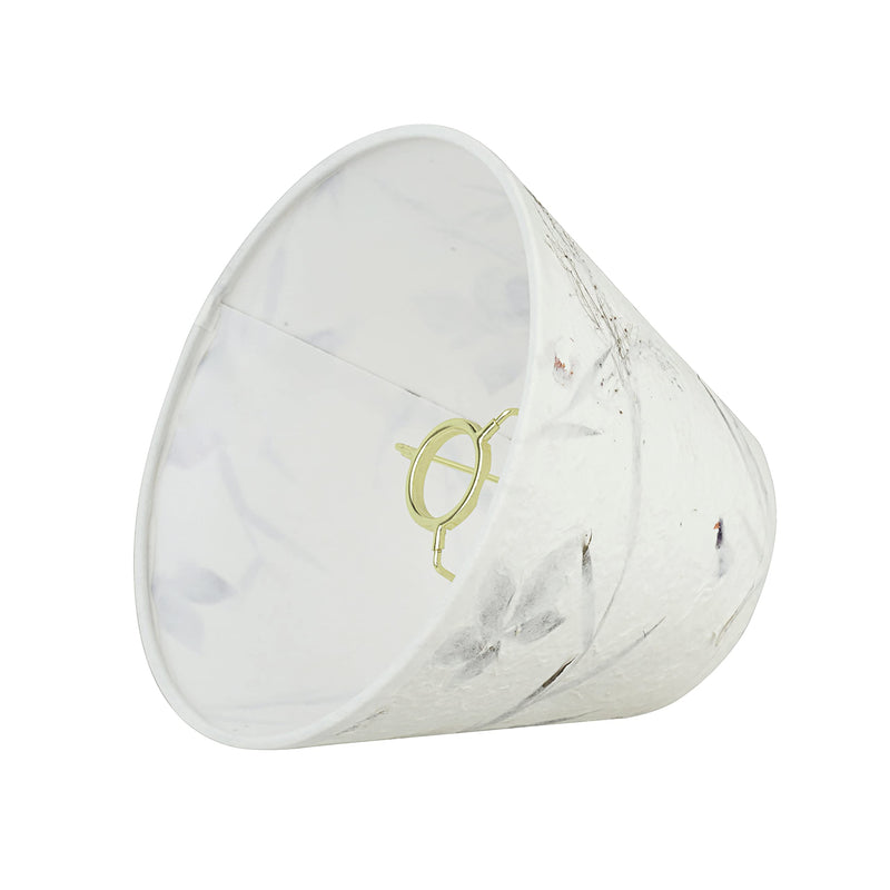 Aspen Creative 58902 Transitional Hardback Empire Shape UNO Construction Lamp Shade in Off White, 9" Wide (5" x 9" x 7") Off-White