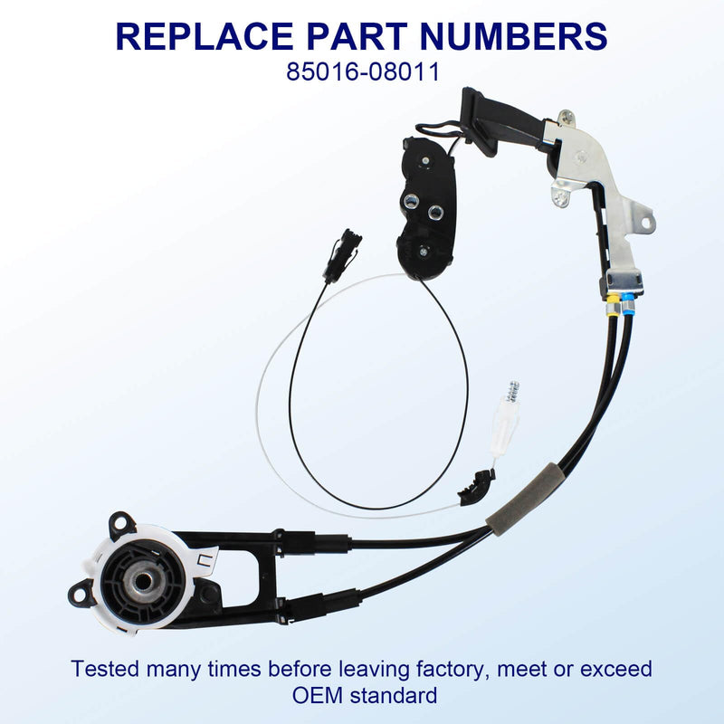 85016-08011 Driver Side Power Sliding Door Cable Fit for Toyota Sienna 2011-2020, Power Slide Sliding Door Cable Assembly Sub-Assembly Replace 85016-08010 Driver Side Left Side