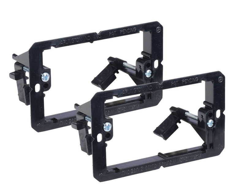 iMBAPrice LV1-2PK Single Gang (1-Gang) Low Voltage Mounting Bracket - Black (Pack of 2) 1 Gang (2 Pack)