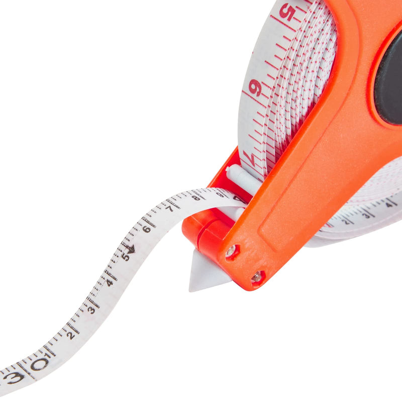 Retractable Open Reel Measure Tape, Track and Field Measuring Tape for Long Jump, Sports, Athletics 30 Meter/100 Feet