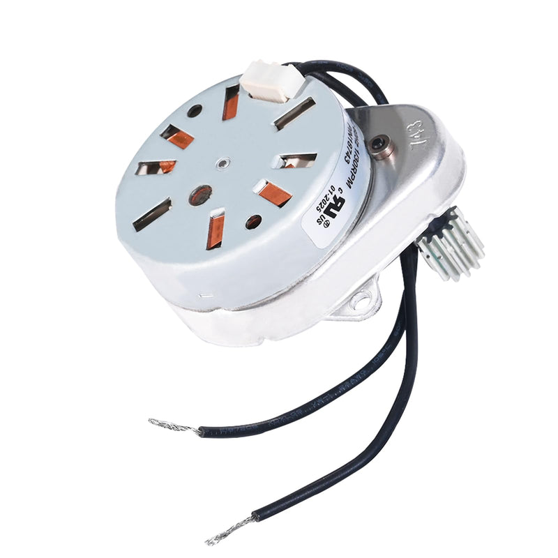 Replacement Motor 18743 for Fleck 5600 Style Timer 110V 60Hz 3W | Replacement Motor for Fleck 5600 Timer Water Softener Valve. 11384 Mounting Screw. Fits 2500/2510/2750/3200/9000/9100/9500.