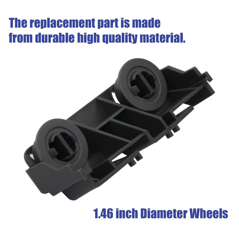 WD28X27241 GE Dishwasher Rack Carrier And Roller Kit for GE Dishwasher Lower Rack Wheels Assembly,Interchangeable With Both The Left and Right Side -Replaces WD12X10439, WD12X10446, WD12X10447-1Pack WD28X27241 x1