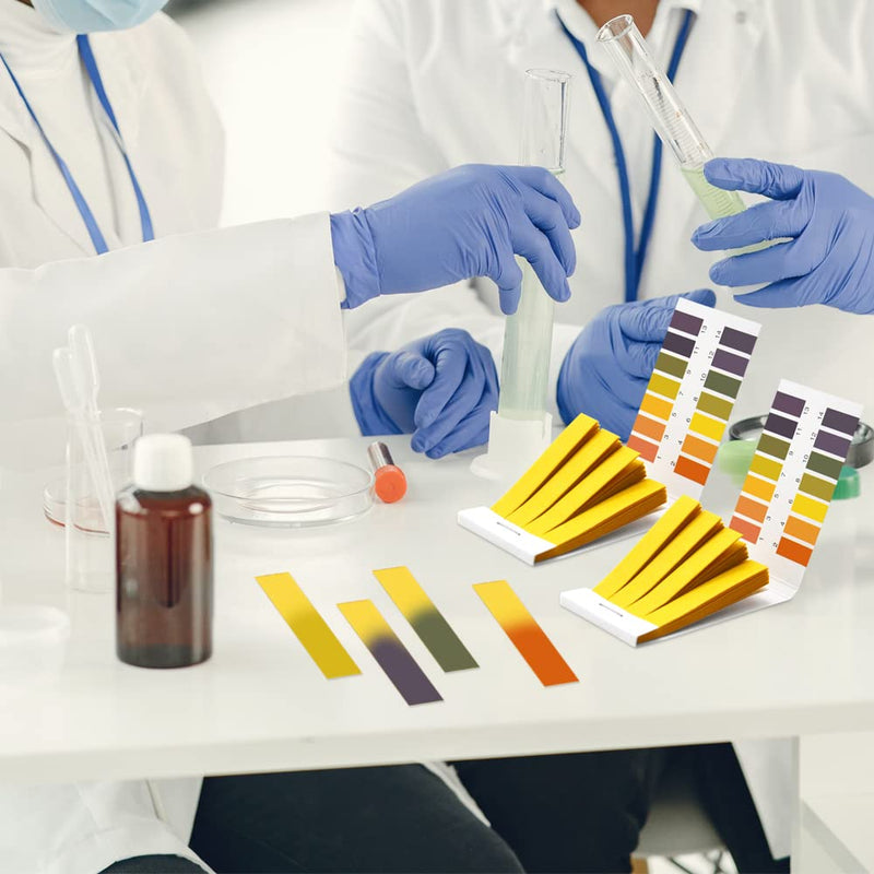 pH Test Strips, pH 1-14 Litmus Paper pH Test Strips, Universal Indicator Litmus Test Paper, Acid Alkali Test Paper, pH Test Strips for Water, Soil, Cosmetic (10) 10