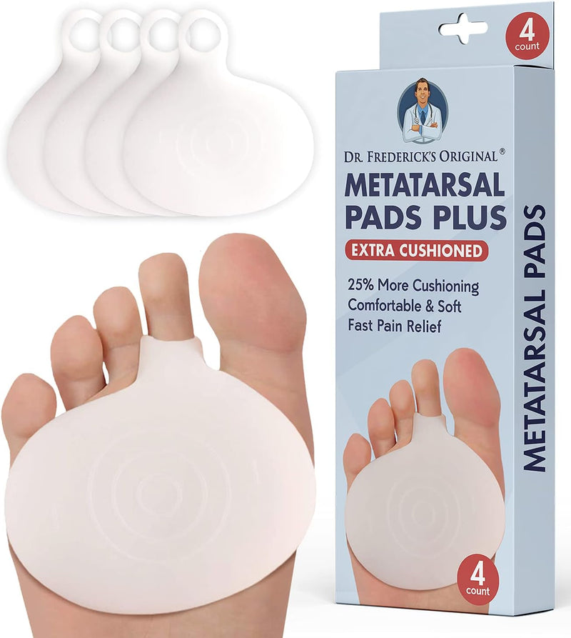 Pedimend Mortons Neuroma Running Support - 4 Pieces | Pressure Relieving Pads | Metatarsalgia Insoles | Rapid Pain Relief Sore Feet | Ball of Foot Soft Cushion | Shoe Padding Metatarsal Half Inserts - NewNest Australia