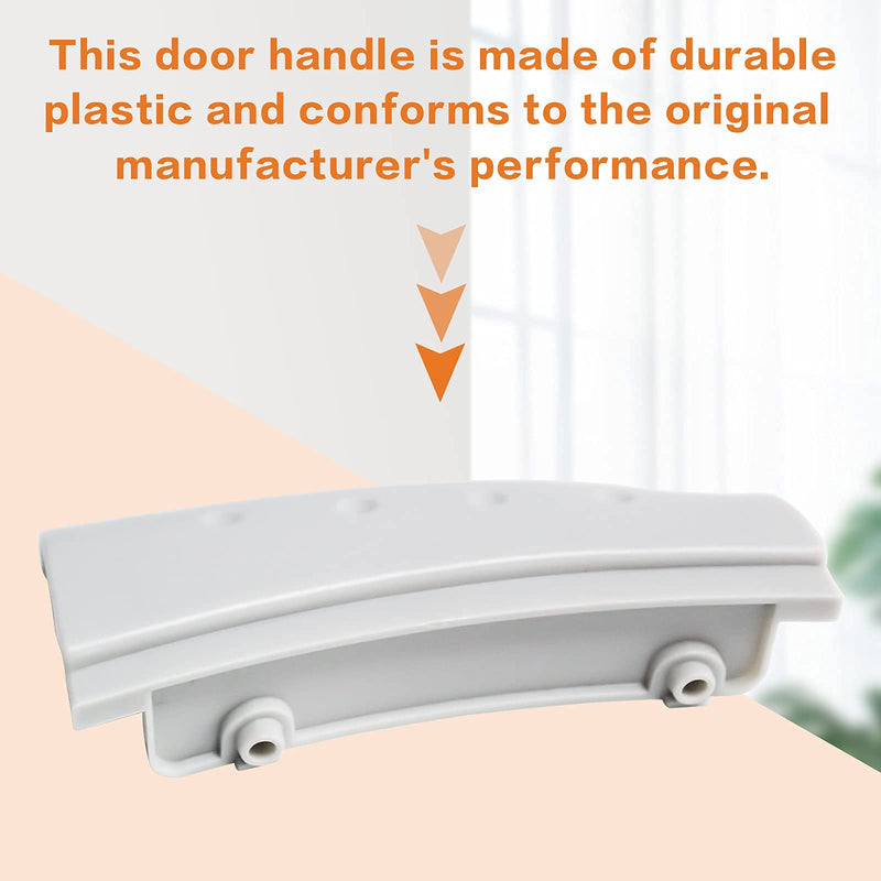 8181846 Washer Door Handle Replacement for Whirlpool Duet Washer Models GHW9150PW4 WP8181846 EA391617 ghw9400pw4, for Whirlpool Washer Door Handle Replacement Parts