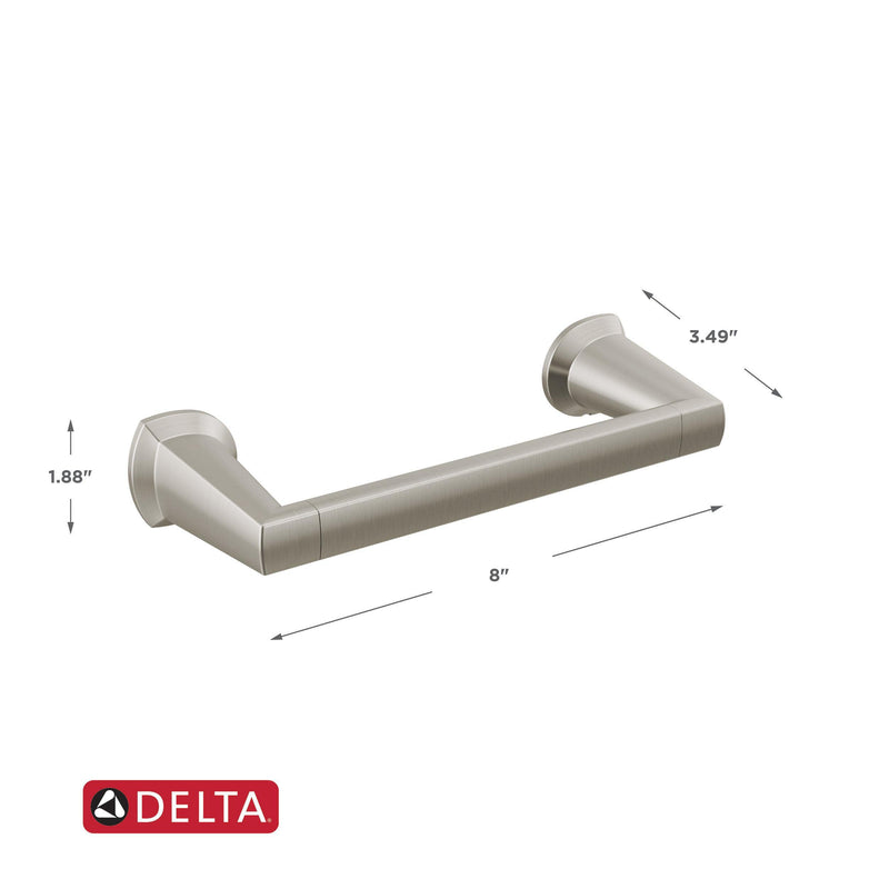 Delta Galeon (1-Pack) 8'' Towel Rack for Bathroom Stainless Steel Towel Bar for Bathroom Wall Hand Towel Holder Rod Wall Mounted Kitchen Towel Holder 77208-SS