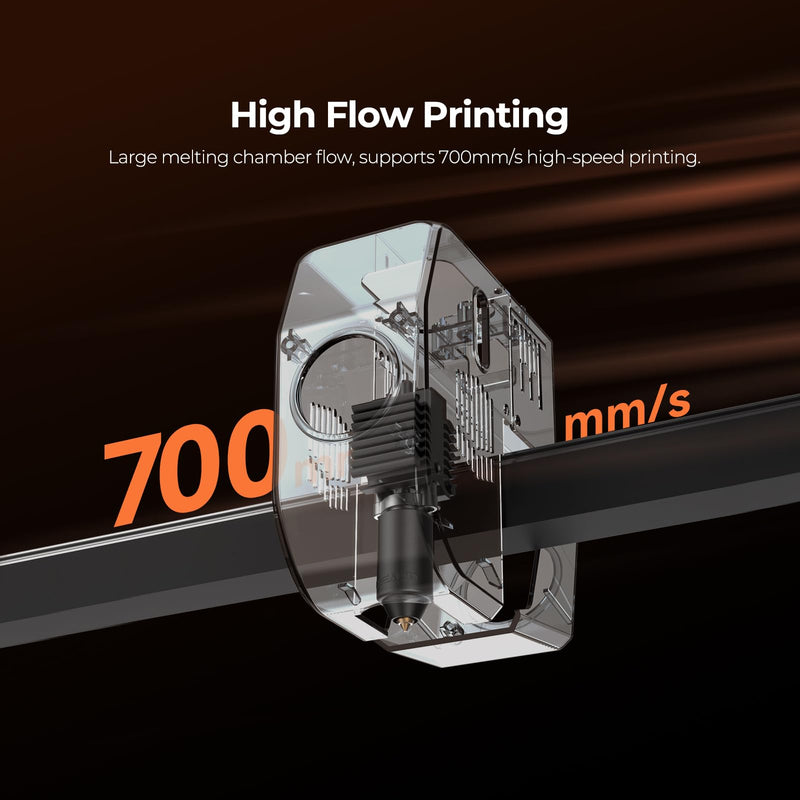 Creality Ender 5 Max Ceramic Hotend Kit, Quick-Swap Nozzle with High-Flow Ceramic Heating Block, 300°C High-Temperature Resistance, Supports 700mm/s High-Speed Printing for Ender 5 Max 3D Printers