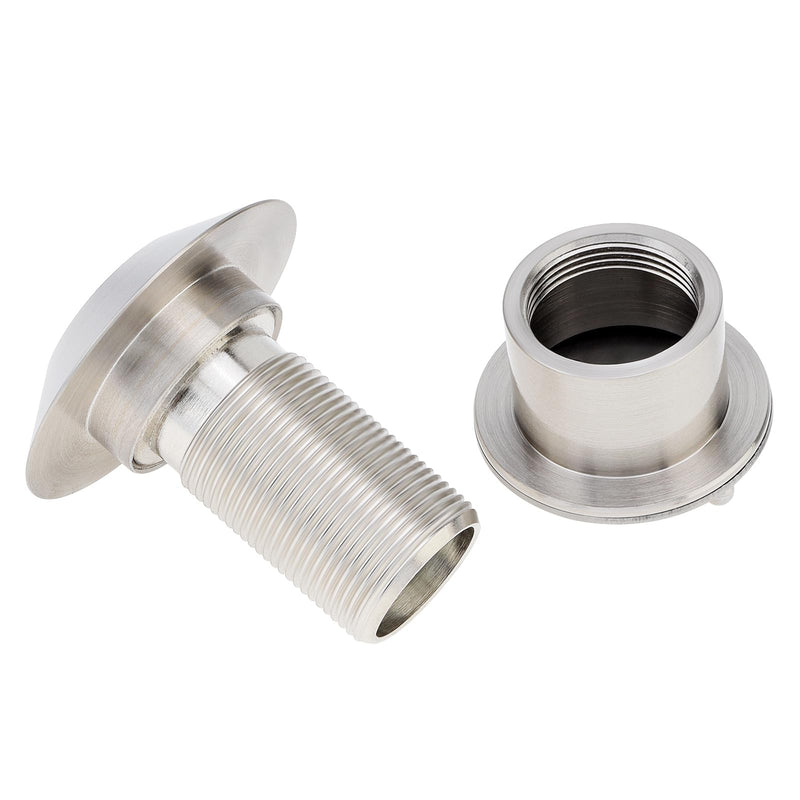 Door Viewer Peephole, Solid Brass 220-degree Large Peephole with 1-1/10" Drill Bit for 1-21/32" to 2-1/8" Doors, Peep Holes for Door with Privacy Cover (Satin Nickel) Satin Nickel