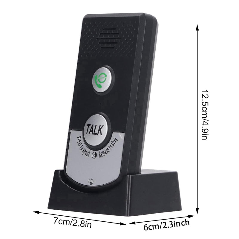 Tyenaza 2 Way Voice Intercom, Super Long Range Intercomunicador Waterproof Intercom Doorbell System Unit, for Home Office Classroom
