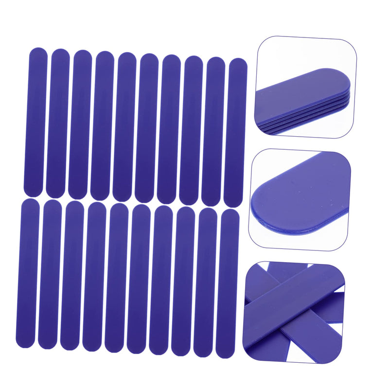 25Pcs Flavored Plastic Tongue Depressors Professional Stirring Sticks for Clinics Medical Use and Crafts Tongue Stabilizing Device for Oral Care 14.5X1.8CM Dark Blue