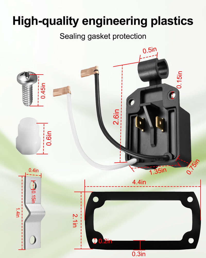 004892 Effluent Pump Switch with Gasket Fit for Zoeller Sump Pump 53-0001 53 55 57 59 97 98 264 1053 1057 1059 and 1264