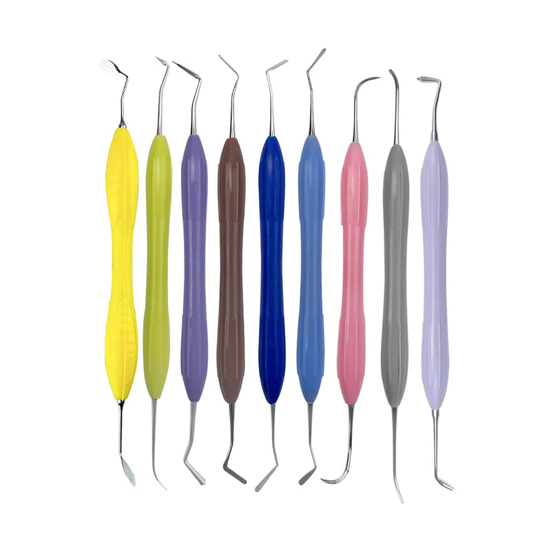 Dental Composite Resin Filling Spatula, YOUYA DENTAL 1PC Resin Filled Restorative Instrument Filler Silicone Handle Spatula Aesthetic Restoration Resin Filler Dentist Tools Dentistry Tools Non-Slip 1PC Brown - Applica
