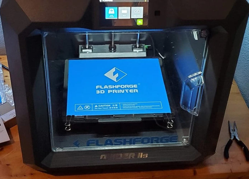 Blue Heated Bed Print Sticker for Build Plate Flashforge Guider II 2S IIS 3D Printer 305 x 265mm (2) 2