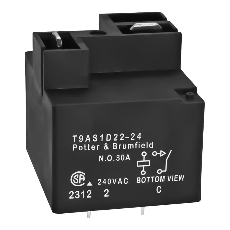 Relay T9AS1D22-24 (Pack of 2) - 30A 4Pins SPST-NO 240VAC High Breaking Capacity PCB Mount Relay