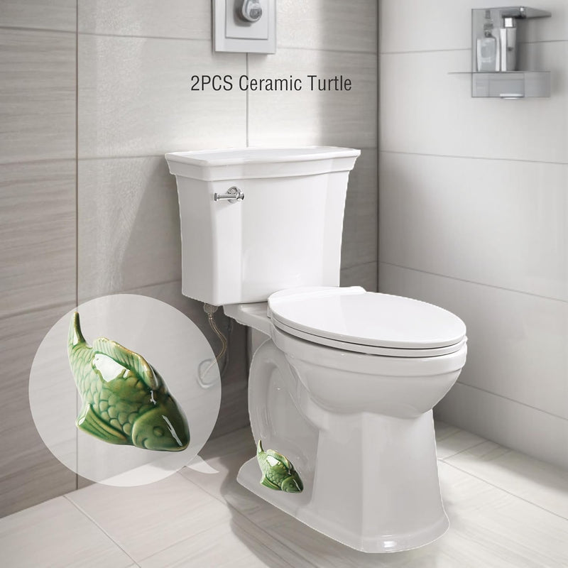 FKOG Ceramic Mushroom Toilet Bolt Caps, Mushroom Toilet Bolt Covers, Toilet Replacement Parts Decorative Bathroom Accessory Cute Bathroom Decor (Mushroom)