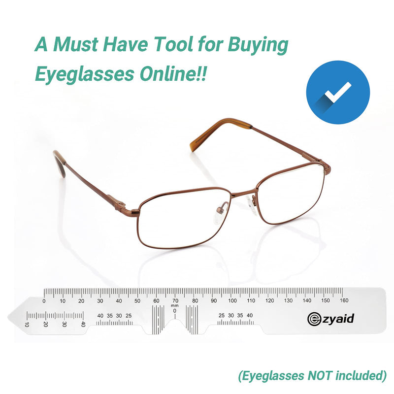 PD Ruler with Instruction Manual - Pupillary Distance Ruler for Pupil Distance Measuring, PD Measurement Tool for Prescription Eyeglasses, Include Eye Care Tips