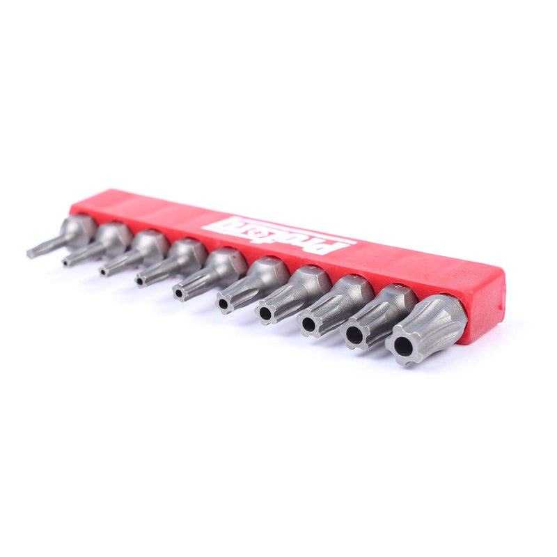 TORX PLUS IPR, Torx Plus 5-Point Tamper-Proof Security Bits (IPR 7-IPR 40), 25mm, 10 -Pieces, High Grade S2 Steel 10pc 1 in. Torx Plus IPR