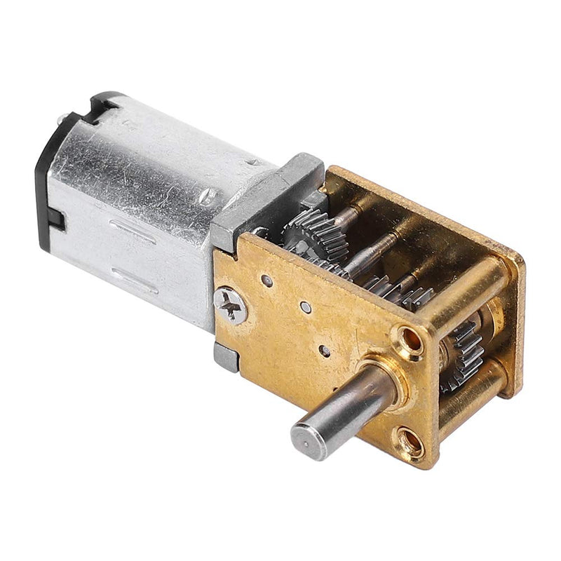 DC Brush 3V Mini Gear Motor, Micro Turbo Geared Motor 1218GE‑N20 Reduction Geared Motor(DC 3V 16RPM) DC3V 16RPM