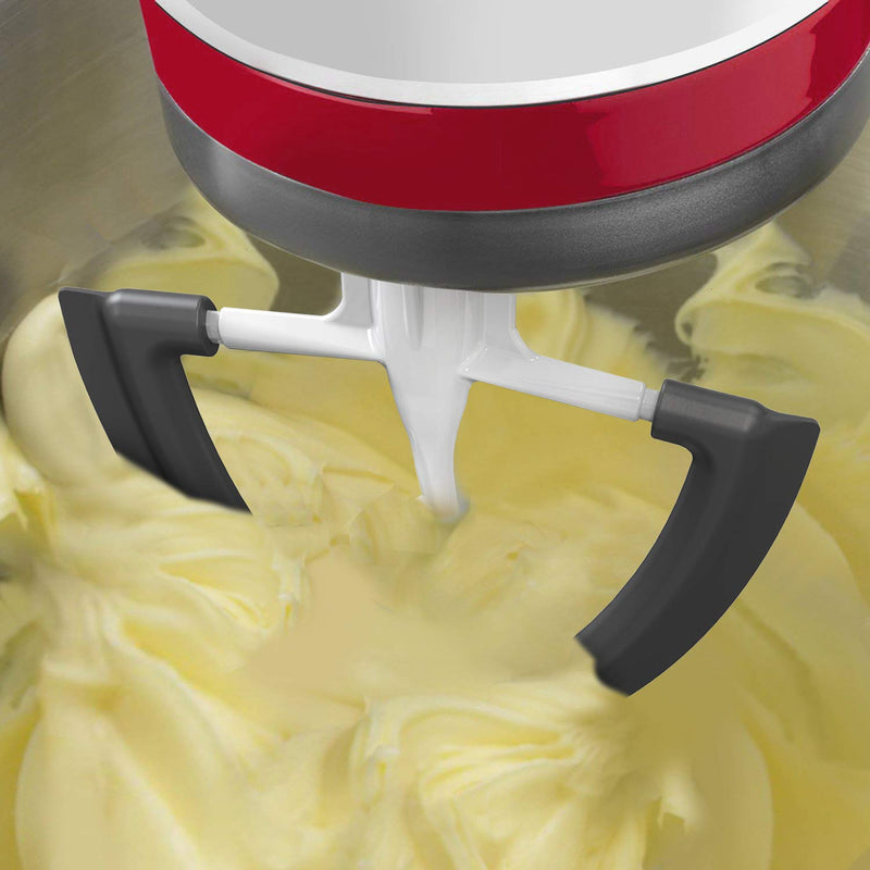 Flex Edge Beater for Kitchenaid, 4.5-5 Quart for Kitchenaid Mixer Attachments, Fits Tilt-Head for Kitchenaid Paddle with Scraper, For Kitchen Aid Accessories and Attachments by HOZODO