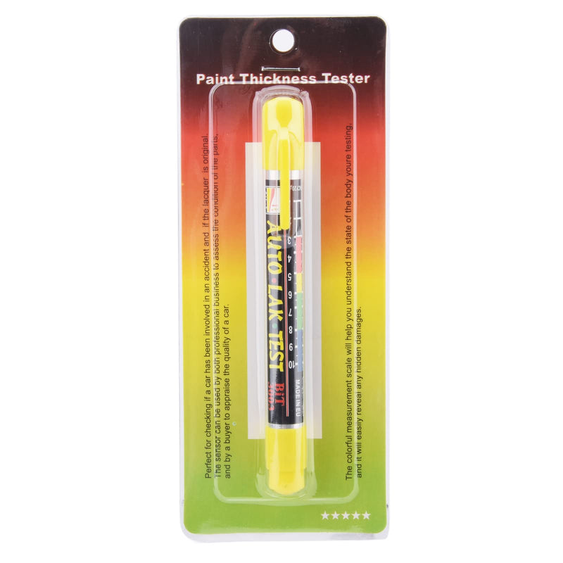 Paint Thickness Gauge,Paint Coating Tester, Car Body Damage Detector,Crash-Test Check, Car Paint Inspection,Water Resistant, Great to Have When Shopping for Used car(Size:17.8x7.2x1.7cm) 17.8x7.2x1.7cm
