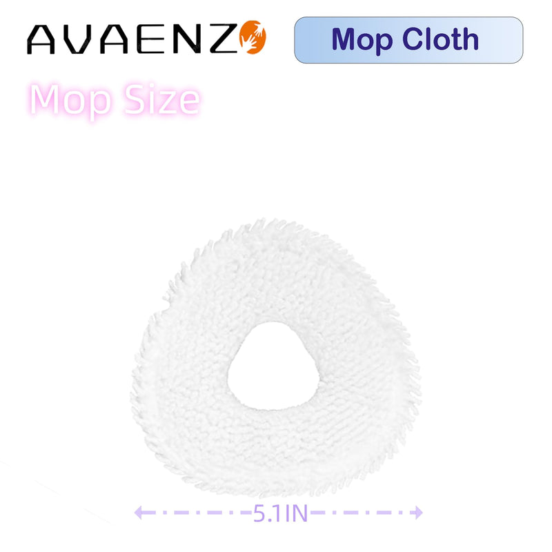 Replacement Mop Pads Compatible for Narwal Freo X Ultra Narwal Freo Z Ultra T10 J3 J4 Microfiber Resuable Mop Cloth Robot Vacuum Cleaner Accessories
