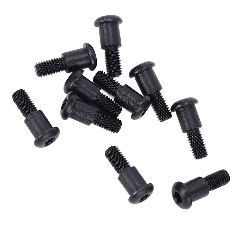 10Pcs Hex Button Shoulder Screw, for SCX10 M3x4x10mm Stainless Steel Hex Socket Button Shoulder Screw