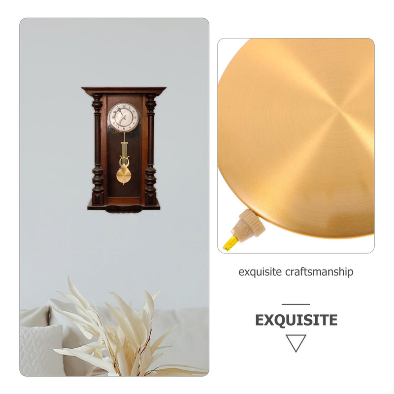 Quartz Clock Pendulum Replacement for Wall Clock Movement Metal Pendulum Part for DIY Repair Home and Office Wall Accessories 11 Inch Durable