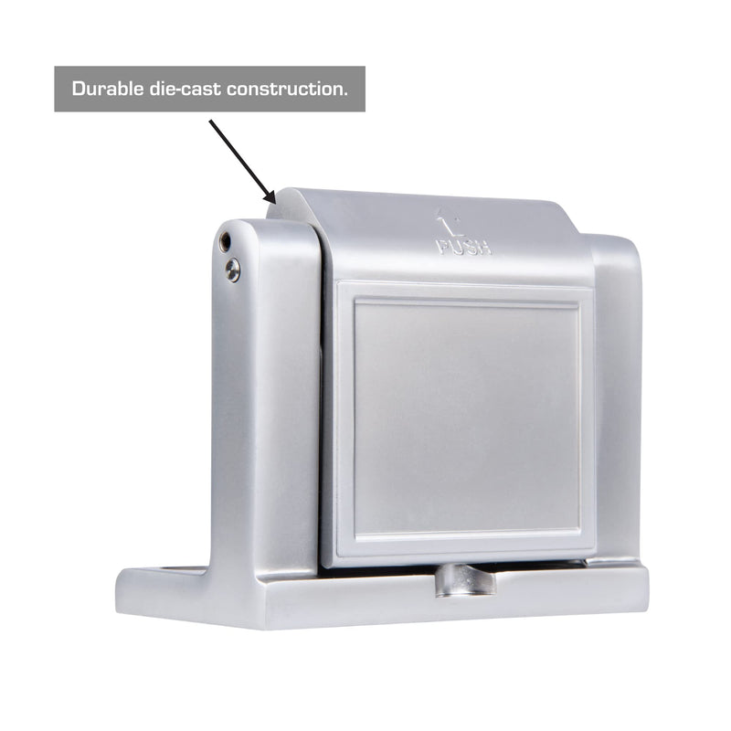 BRINKS Commercial - Privacy Door Latch, Satin Chrome Finish - Durable Die-Cast Construction for Enhanced in-Room Privacy 1