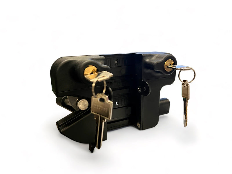 Traverse Gate Latch for 2"" Posts, Black