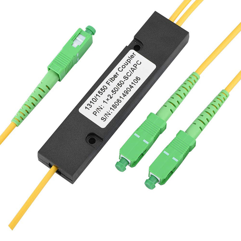 Zopsc Fiber Optical Pigtail SC 1X2 PLC Singlemode Fiber Optical Splitter SC/APC for CATV FTTH FOS