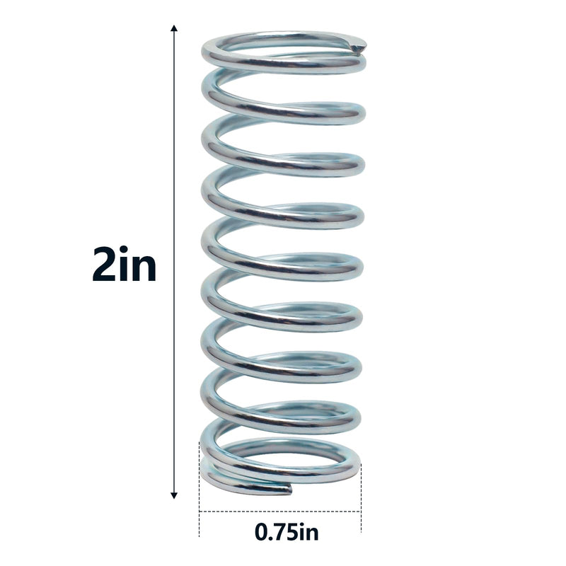 C-750 Compression Spring,OD 3/4" X Length 2" (3 Pack)