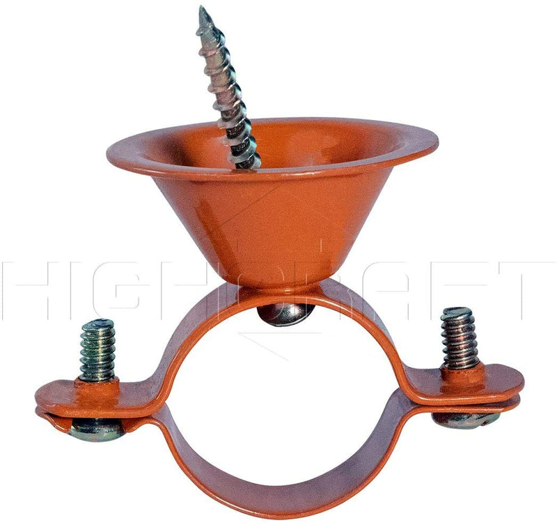 ICF-DQ01-10 Bell Hanger Copper Coated Steel for 1'' Pipe (10PK), 1, 10 Pack 1 in.