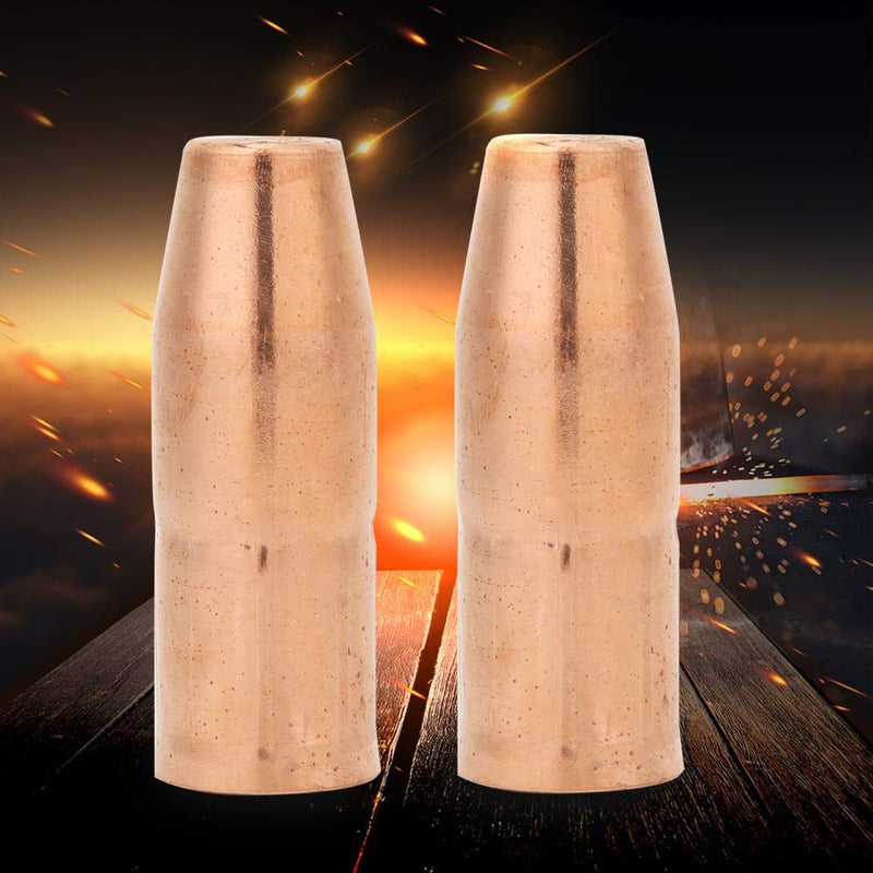 2pcs 169-724 MIG Welding Nozzles 1/2" Recessed Tip Fit for M25 M40 Gun