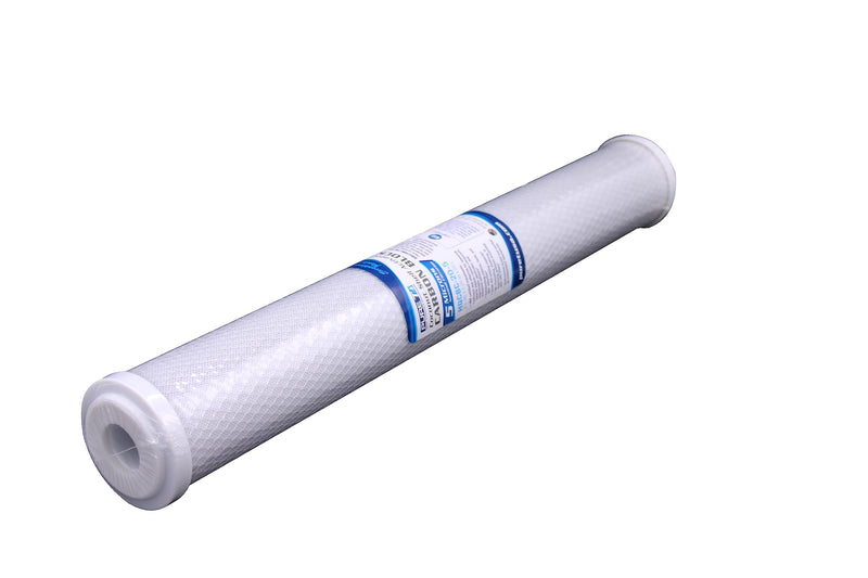PureT Coconut Carbon Block Filter, 20"x2.5", 5 Micron