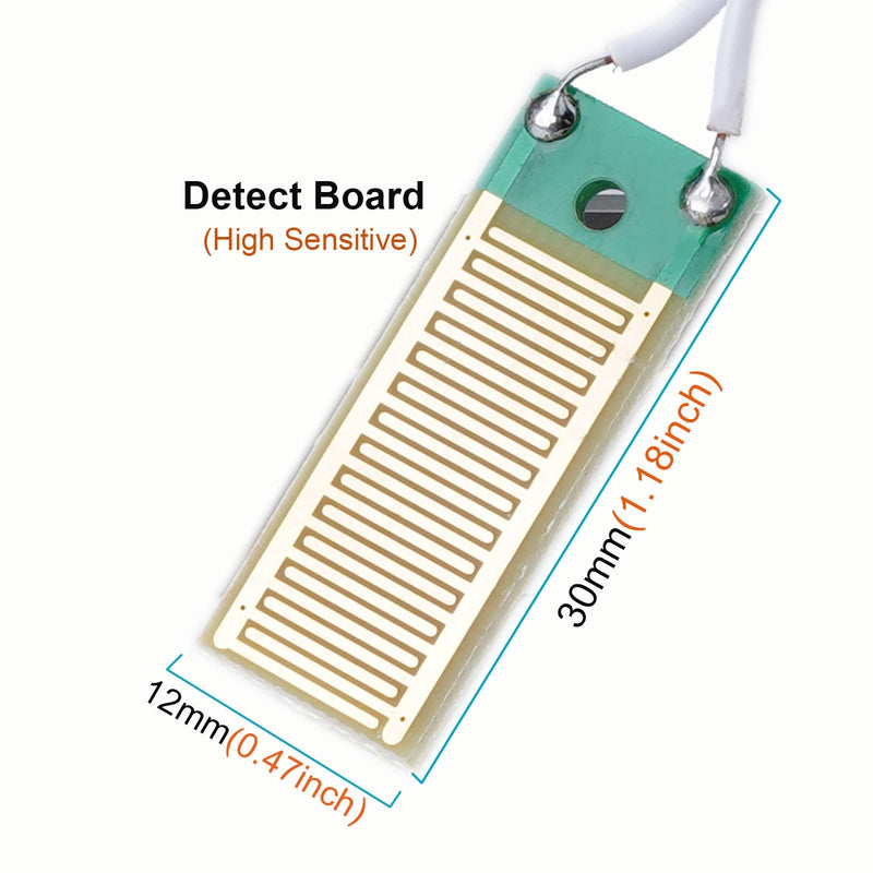 Topvico Water Leak Detector, 120dB Loud Siren, Powered by 9V Battery (not Include), Sensor Alarm for RV Kitchen Basement Water Heater, 5 Pack