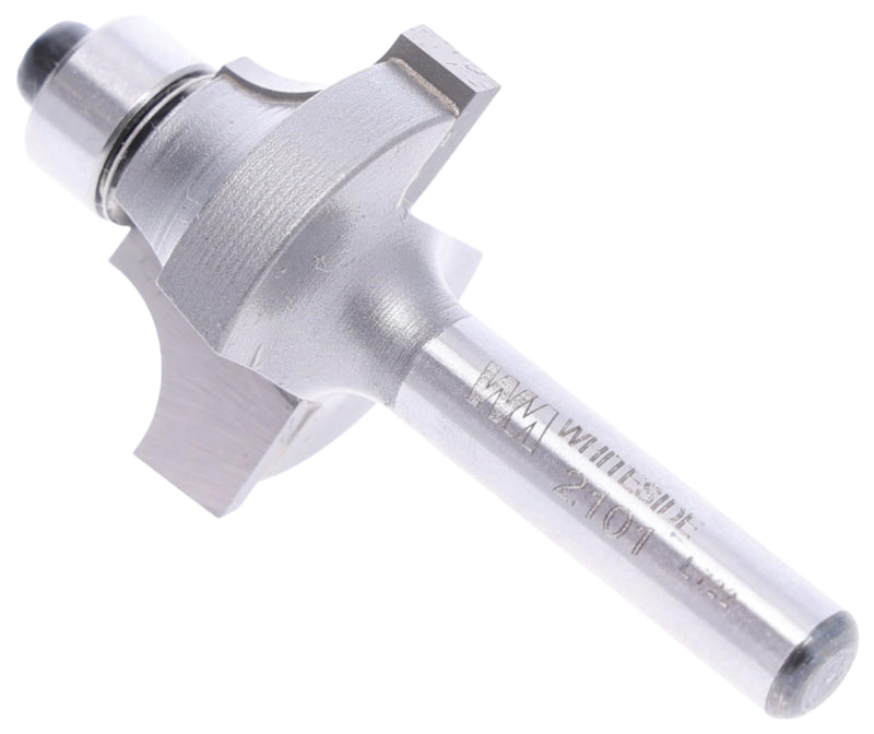 Whiteside Router Bits 2101 Round Over and Beading Bit with Ball Bearing