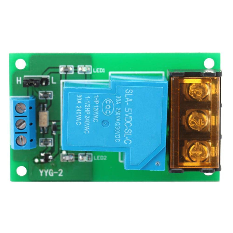 YWBL-WH Relay Way 30A Optocoupler Isolation Relay Module High Power Relay High/Low Level YYG-2(5VDC) (1)