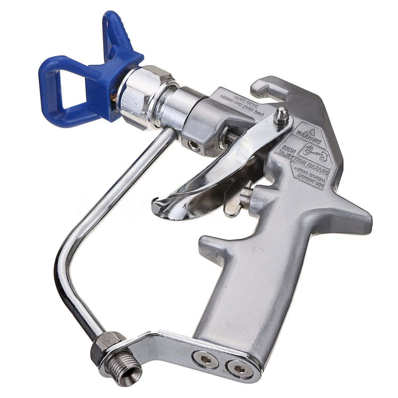 JOLINO 243283 Silver Plus Gun 5000 PSI Airless Paint Spray Gun with 517 tip and Holder