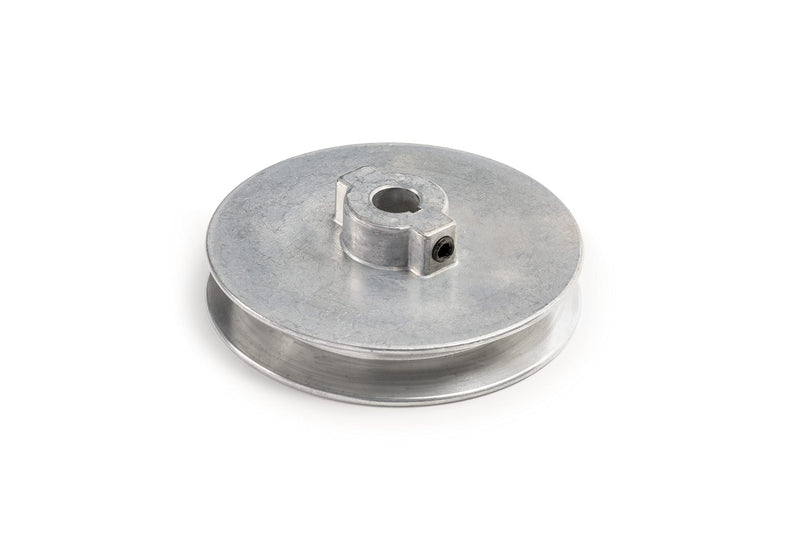 Terre Products, Heavy Duty 4" V-Groove Drive Pulley, Precision 1/2" Bore, Robust Z3A Zinc Alloy Die Cast Pulley