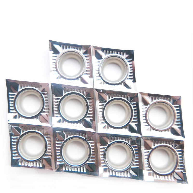 Carbide Inserts for Aluminum CCGT32.51 / CCGT09T304 for Turning Carbide Aluminum Inserts Metal Cutting 10PCS