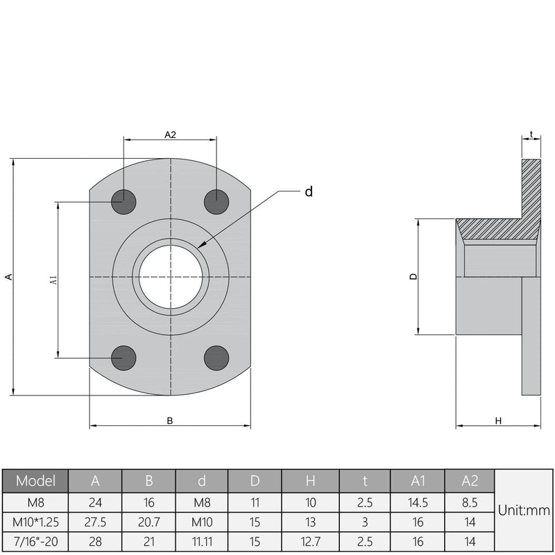 MroMax Weld Nuts,M10 Tab Base UNC Carbon Steel Machine Screw 4 Projection Silver 10Pcs M10 Four-point welding 10