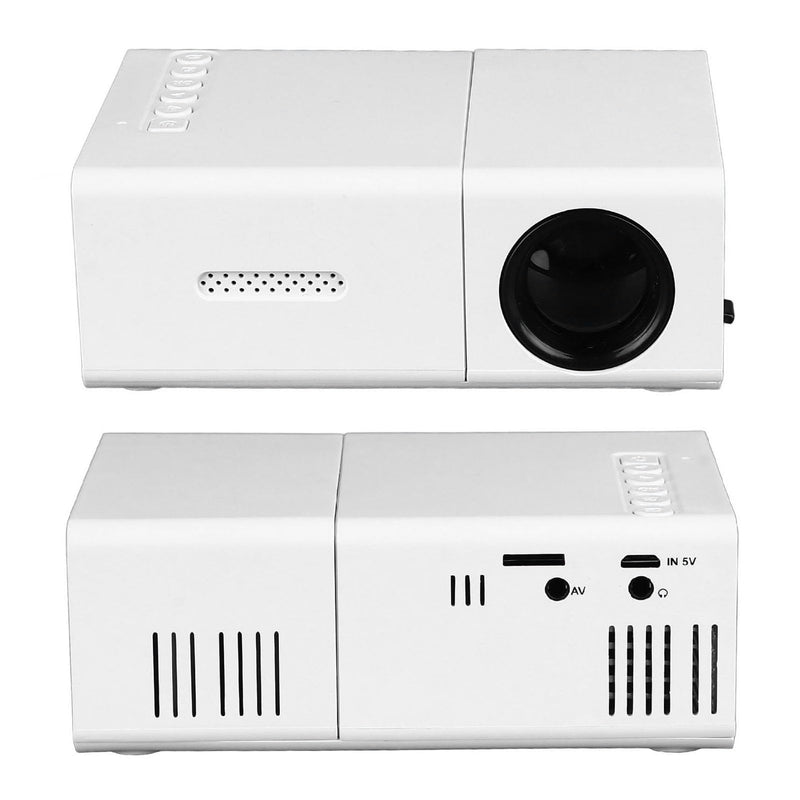 Mini Projector, 1920 x 1080 Resolution, Supports 24 to 60 Inch Projection Size, Portable Projector with Remote Control for Home Outdoor Theater Movie