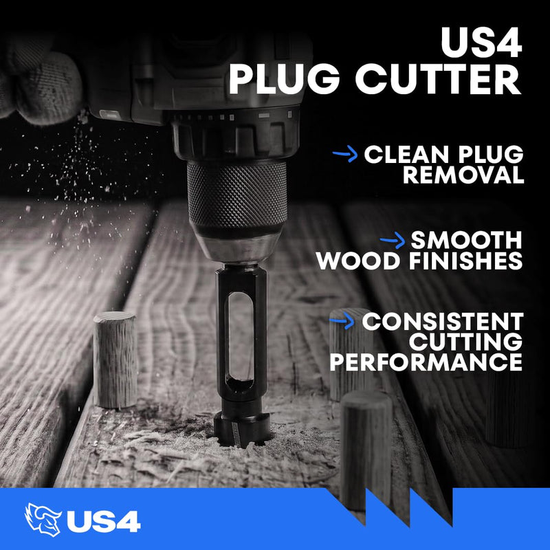US4 5/8" Heavy Duty Plug Cutter - Wood Plug Cutting Tool 5/8 in